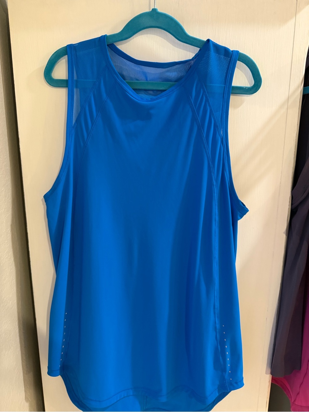 Lululemon bright blue tank! Size 4!